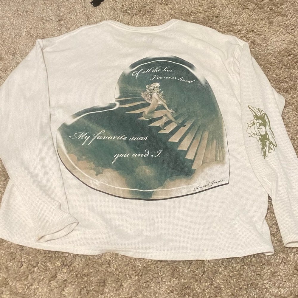 Boys Lie white long sleeve Thermal